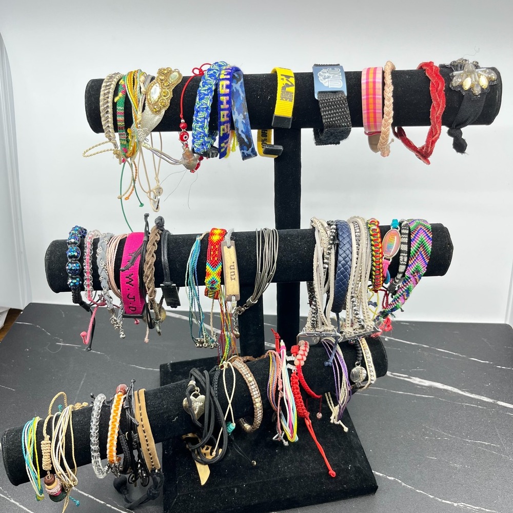 Bulk Wearable Jewelry Lot 96 Pcs Assorted Mix Style Fashion Bracelet Collection